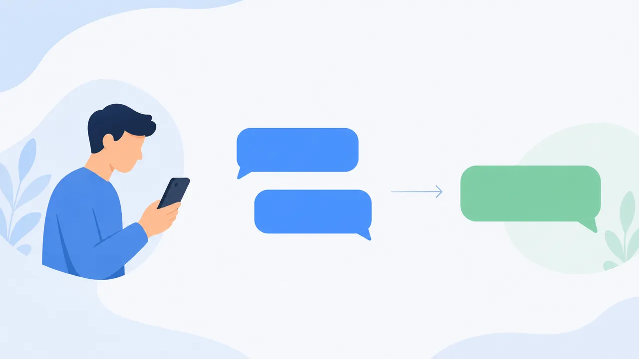 Fluxo simples de conversa saindo do Instagram para atendimento após um CTA