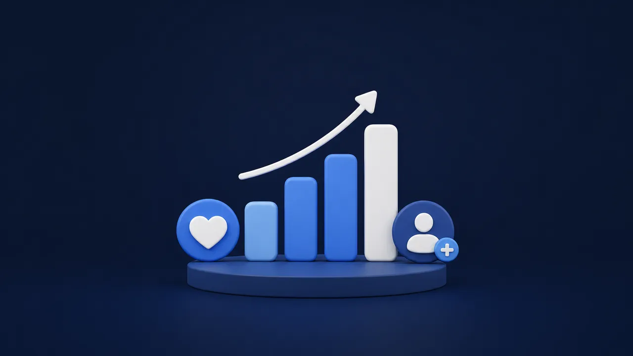 Gráfico simples representando limite diário de curtidas e seguidores no Instagram