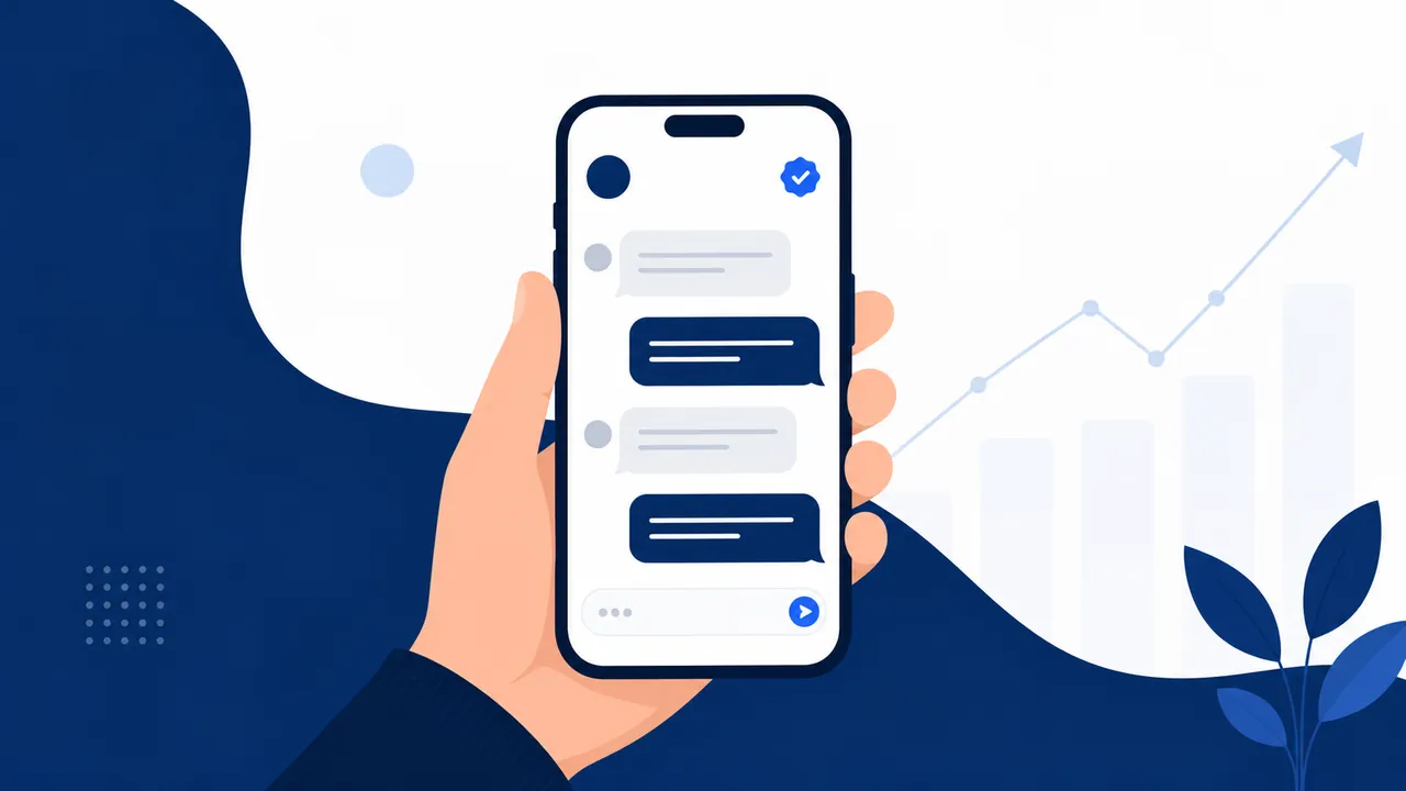 Pessoa usando celular para verificar se a automação do Instagram é segura