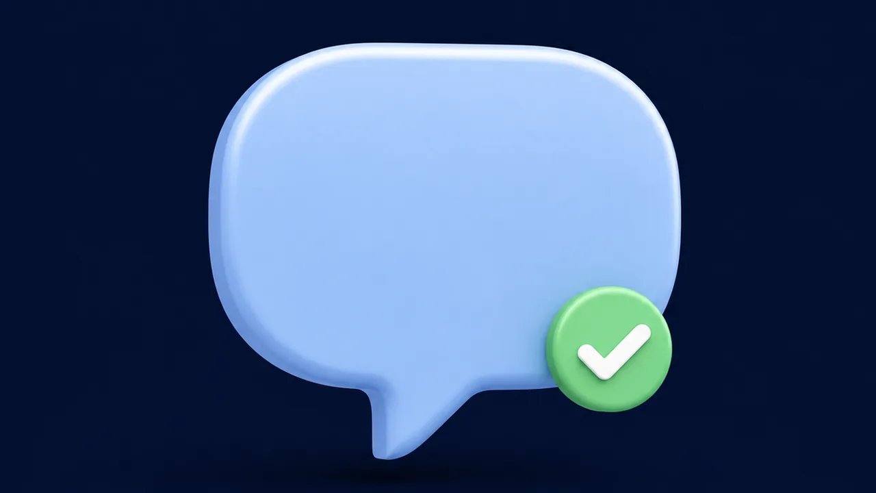 Ícone de comentário com selo de segurança representando automação segura no Instagram