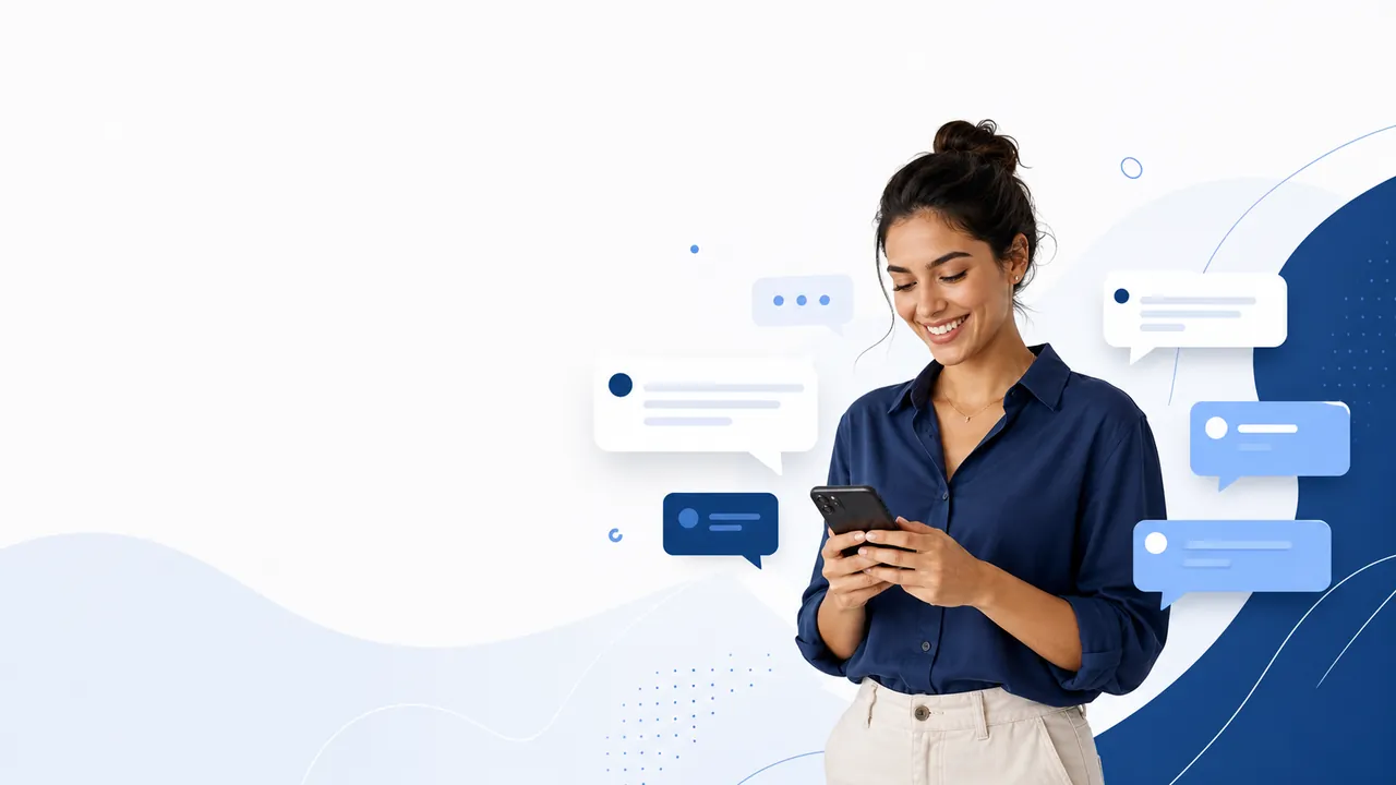 Criadora respondendo perguntas de clientes pelo Instagram e WhatsApp