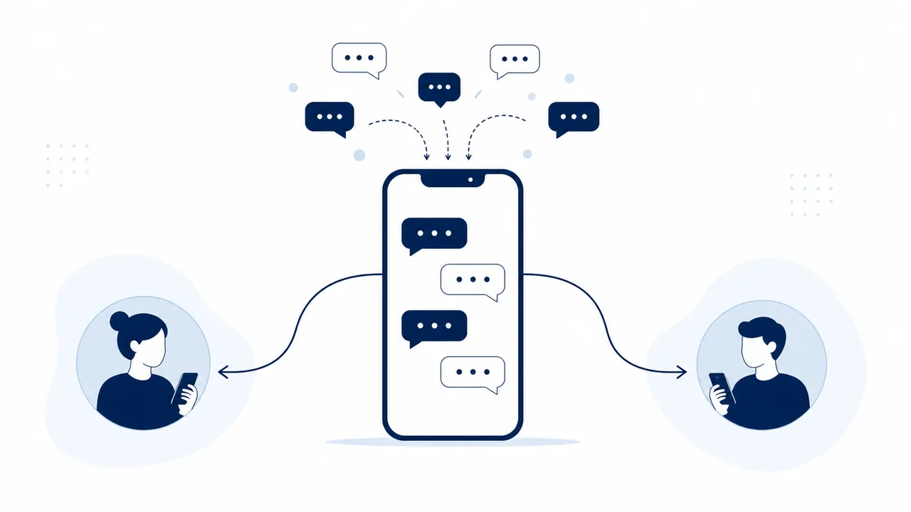 Organização de atendimento no WhatsApp Business em dois celulares por função