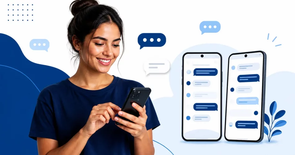 WhatsApp Business em dois celulares para organizar atendimento e vendas