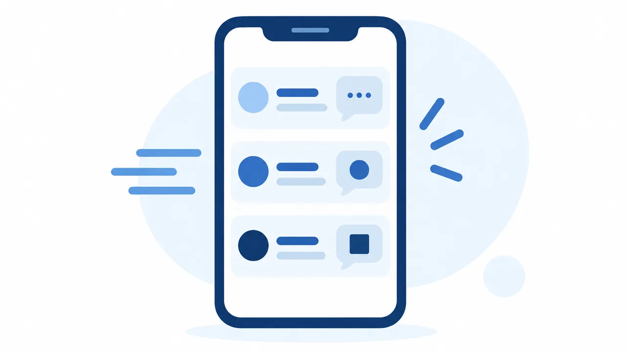 Triagem visual de mensagens no Instagram Direct por prioridade de atendimento